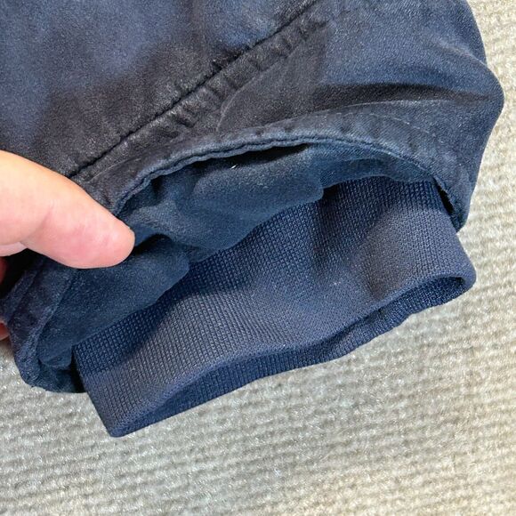 Zero Restriction Micro Suede Jacket Mens XL Pullover Golf Navy Vista Valley Logo - Picture 8 of 14